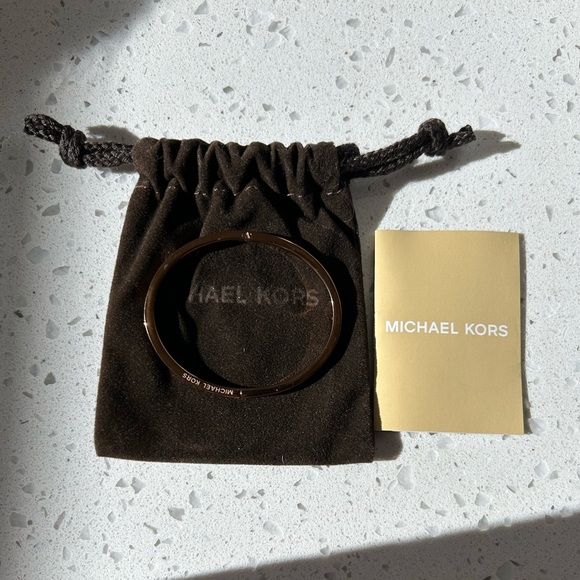 Michael Kors Rose Gold Bangle Bracelet - Picture 5 of 5